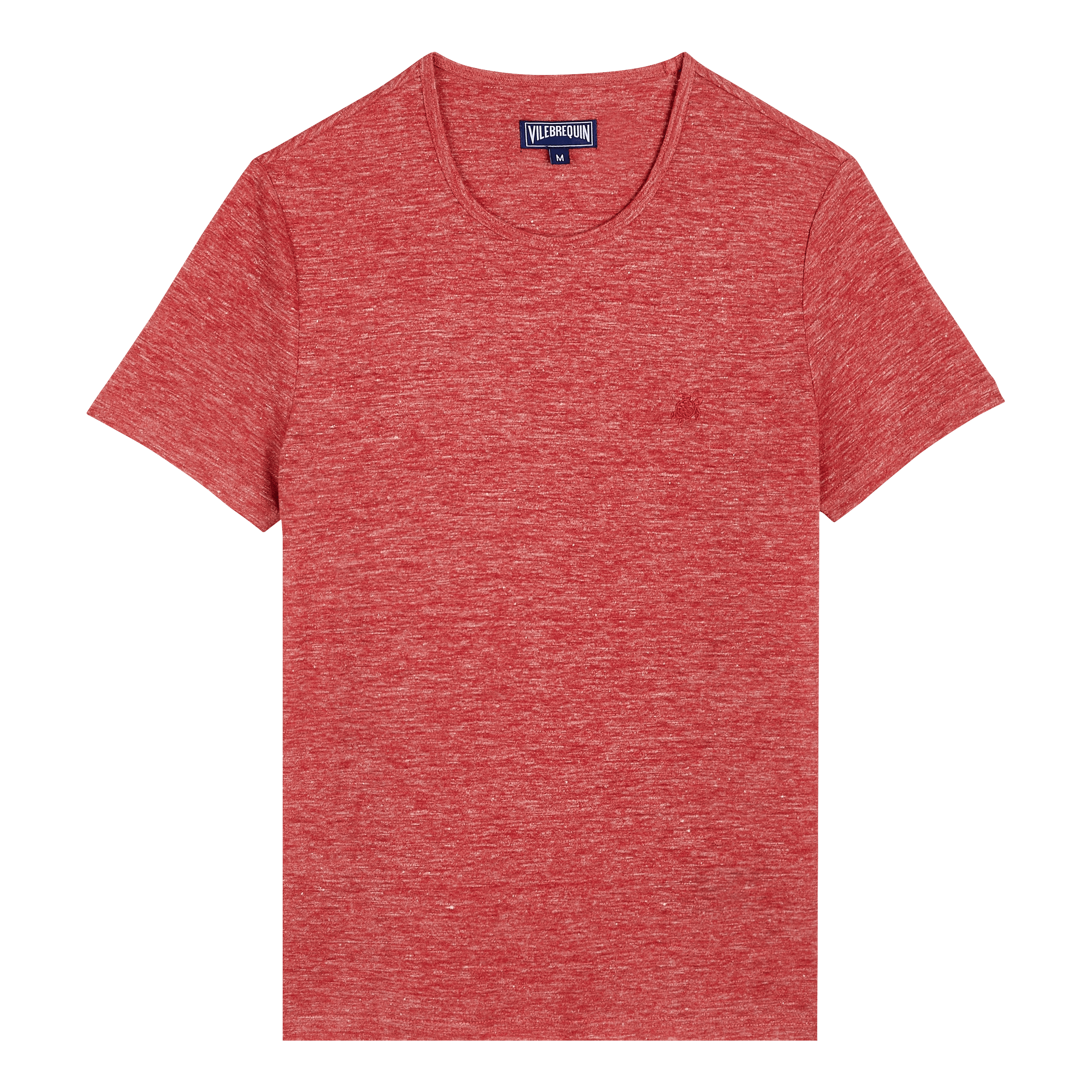 T-Shirt Col rond en Jersey de Lin homme uni | Site Vilebrequin | TIRE9O00