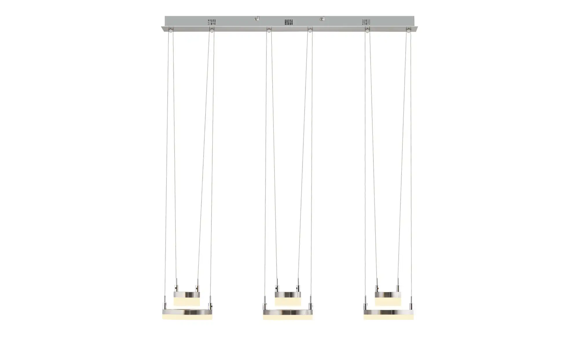 Meisterleuchten LED-Pendelleuchte, 6-flammig, nickel matt
