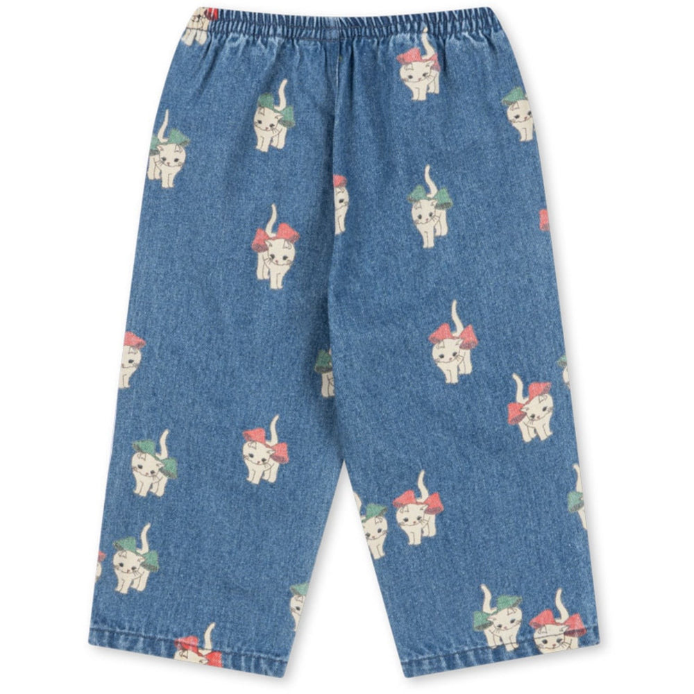 Køb Konges Sløjd Bow Kitty Denim Magot Slit Bukser GOTS