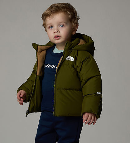 The North Face Dunjakke - North Down Fleece - Forest Olive