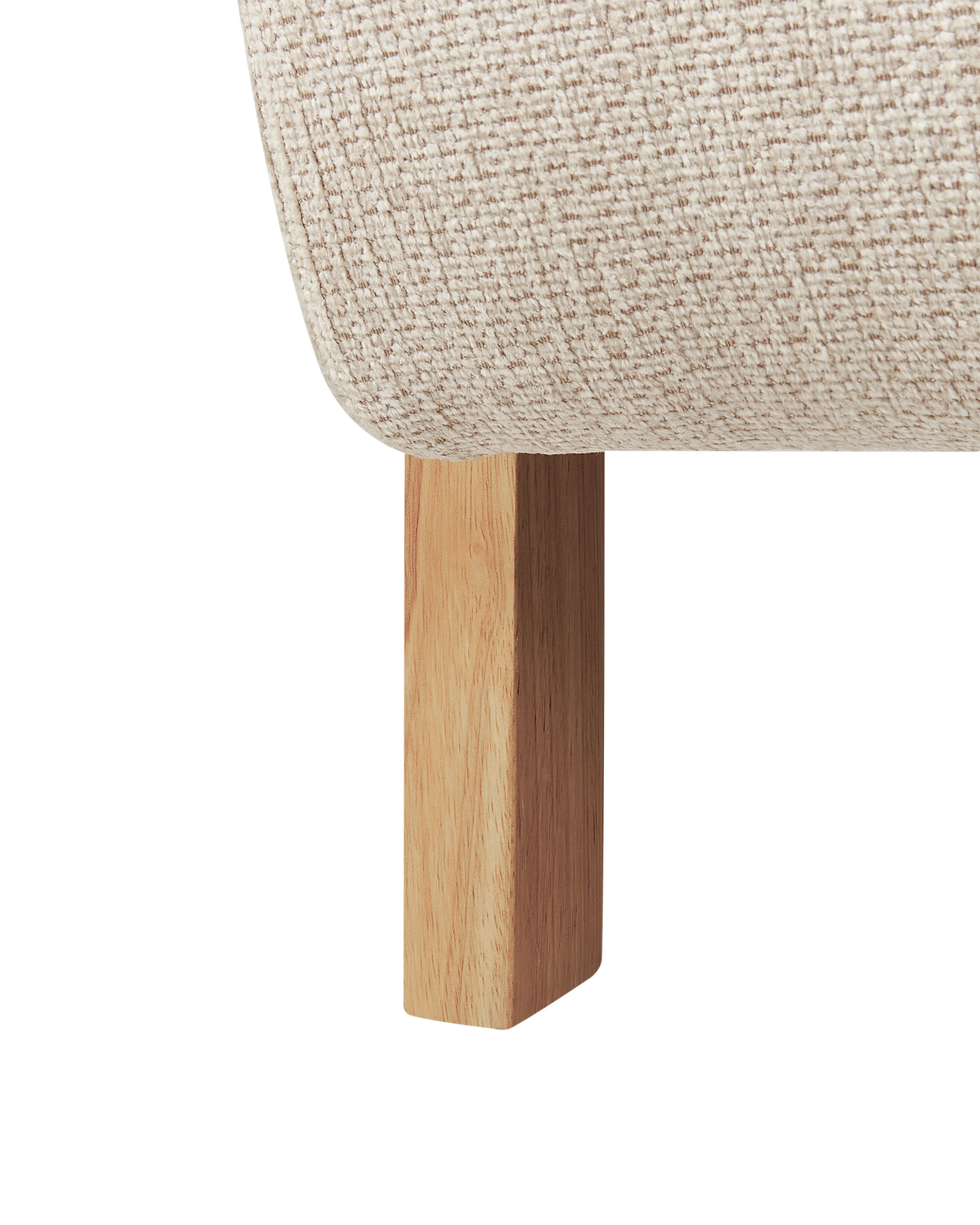 Fauteuil LESJA Stof Lichtbeige