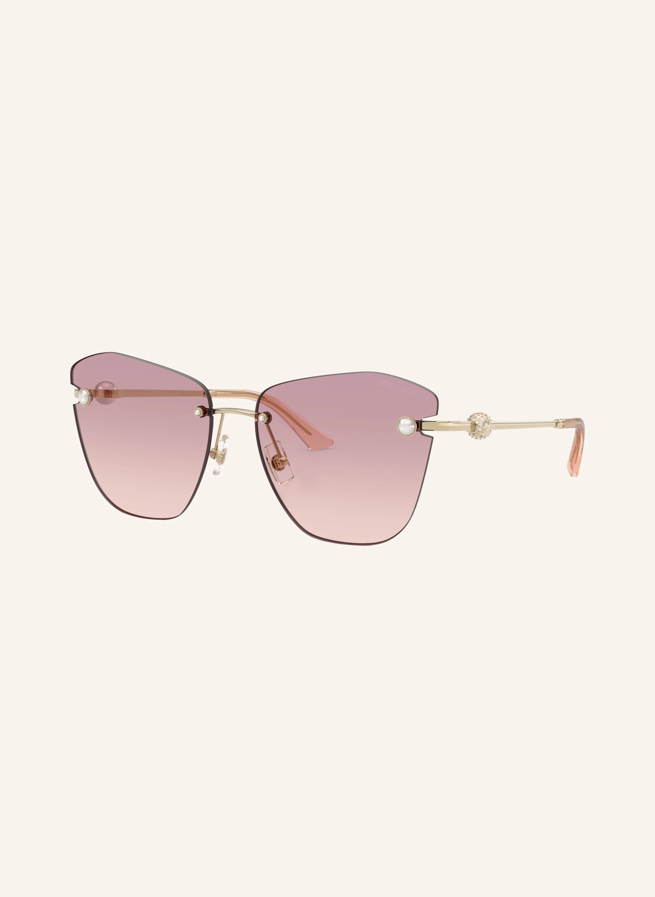 JIMMY CHOO Set: Sonnenbrille JC4004HB und Ohrringe