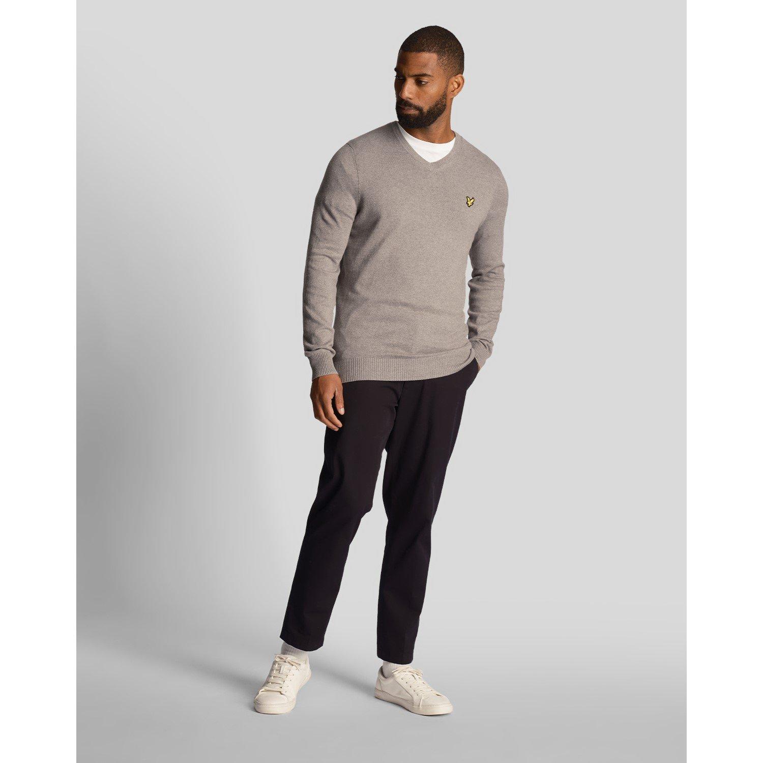 Lyle and Scott Merino V Neck Jumper