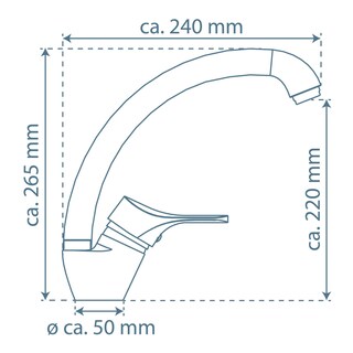 SCHÜTTE Spültischarmatur Attica Chrom