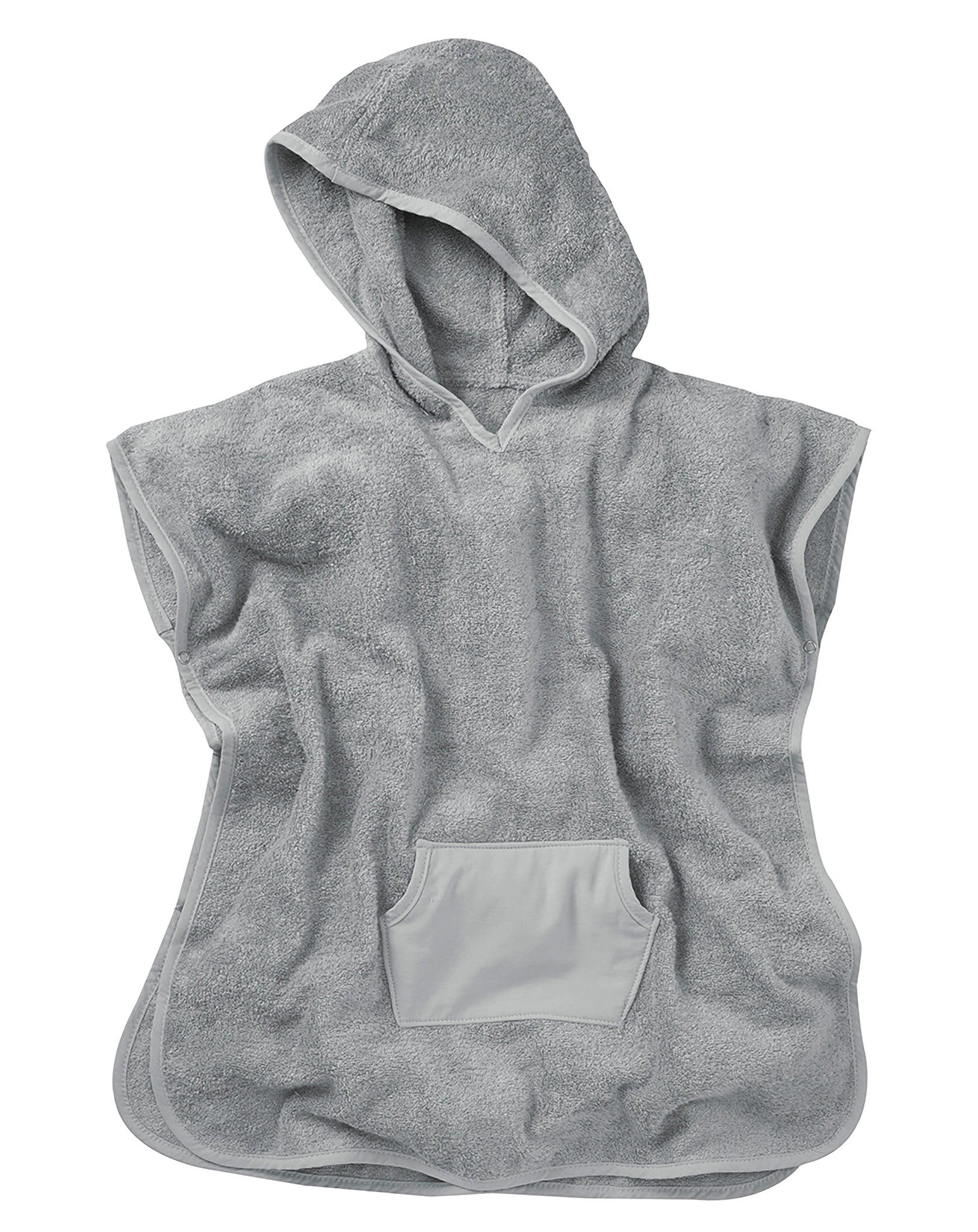 Baby-Badeponcho STONE (68x62) in grau