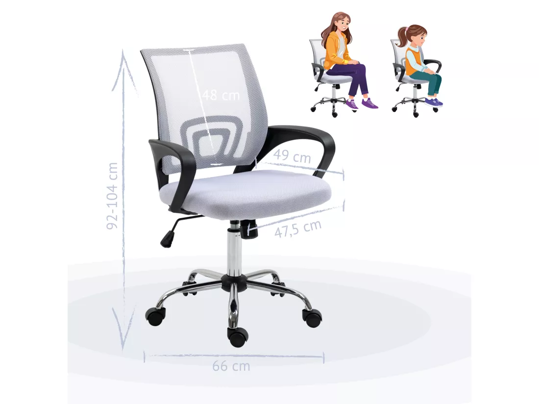 Chaise de bureau Enfants Adolescents