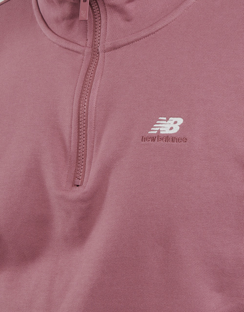 New Balance - ATHLETICS 90'S 1/4 ZIP MOCK SWEATSHIRT - Bordeaux