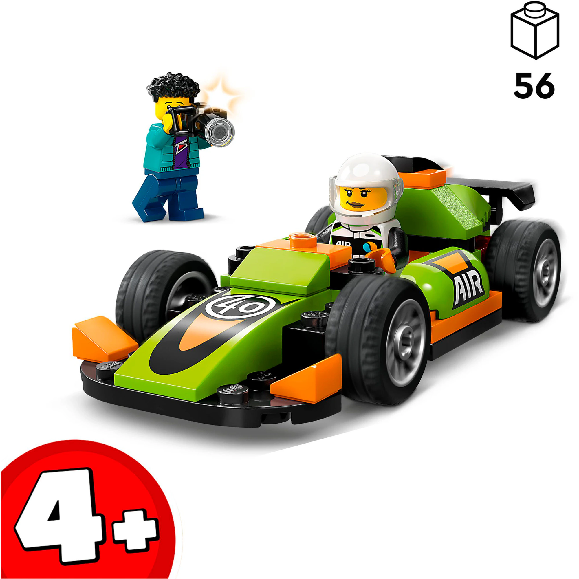 LEGO Konstruktionsspielzeug City Rennwagen