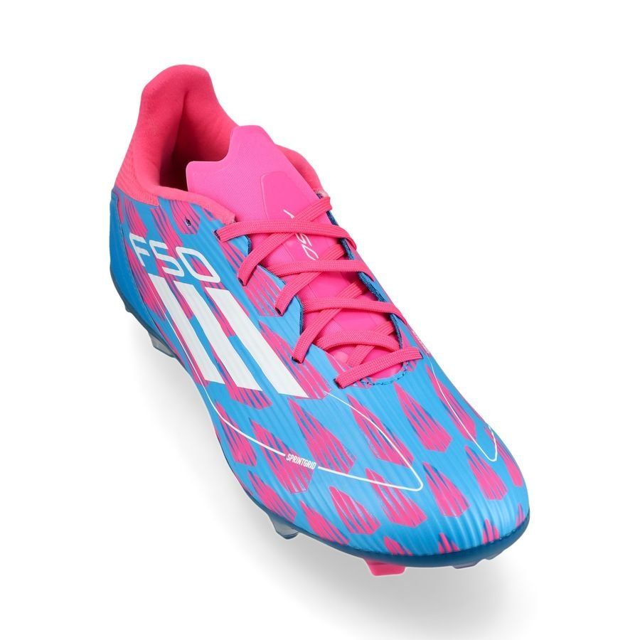 adidas F50 League FG/AG Reemergence - Bleu/Blanc/Rose