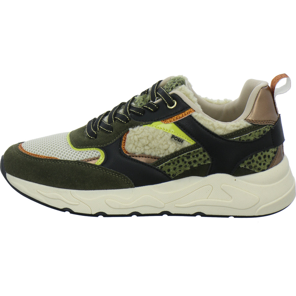 Poelman Sneaker Damen oliv