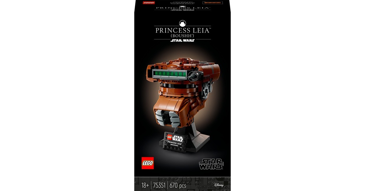LEGOStar Wars - Prinses Leia (Boushh) Helm Constructiespeelgoed  (75351)