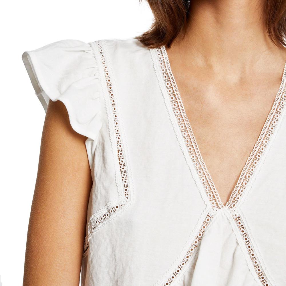 Morgan Top Blanc Femme Morgan Dera