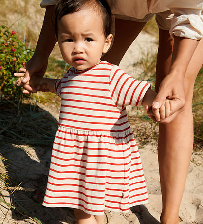 Wheat Kjole - Anna - Rød Stripe