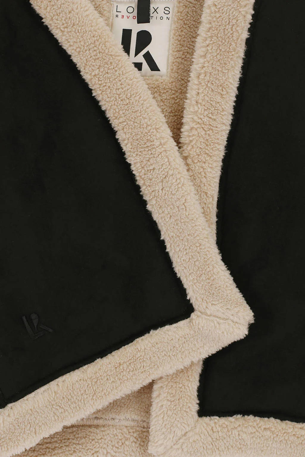 LOOXS gilet zwart/beige