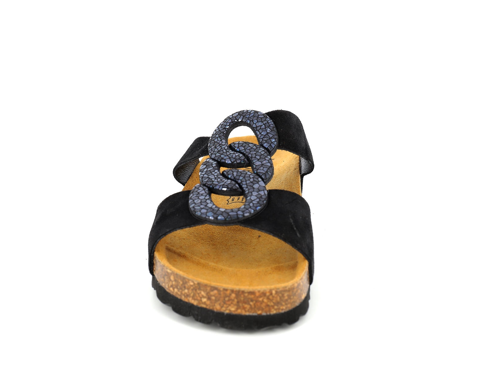 K. daques-GUALBA Cuir Velours Noir