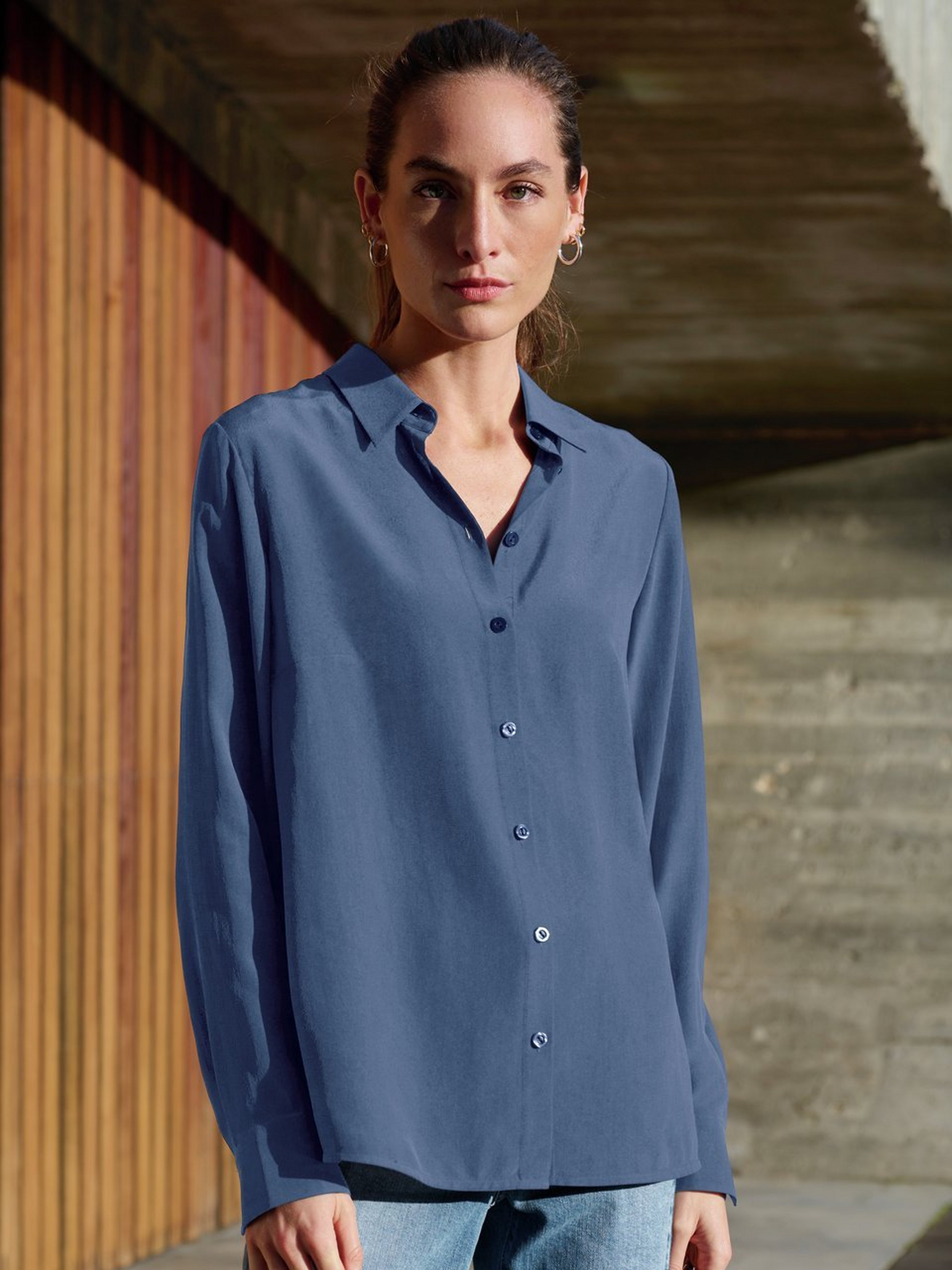 Bluse aus 100% Seide