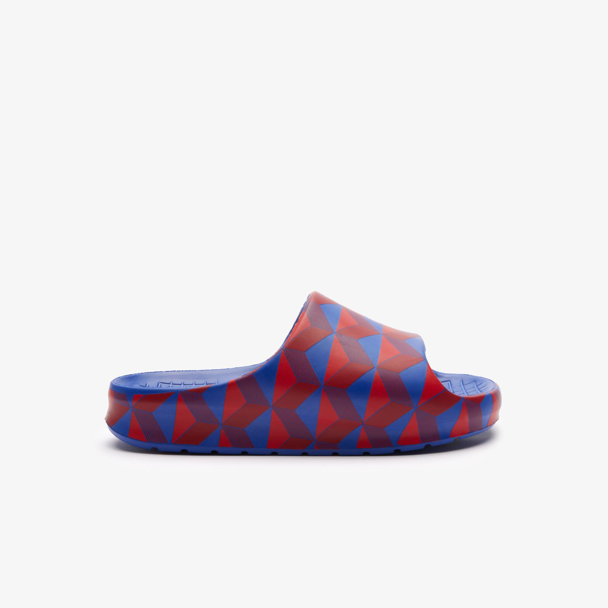 Claquettes Serve Slide 2.0 femme imprimé Claquettes & Sandales - Rouge - Lacoste - Femme
