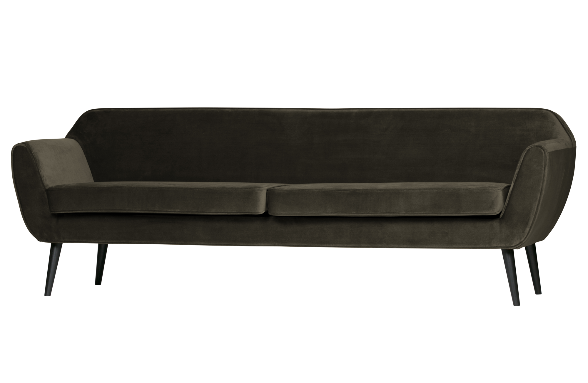 Sofa Rocco XL fluweel Warm Groen