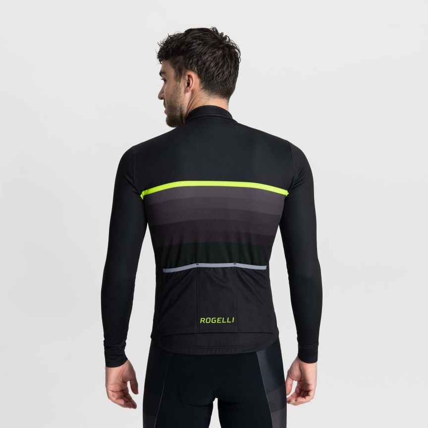 Rogelli Hero II Cykeljakke, Gul/sort