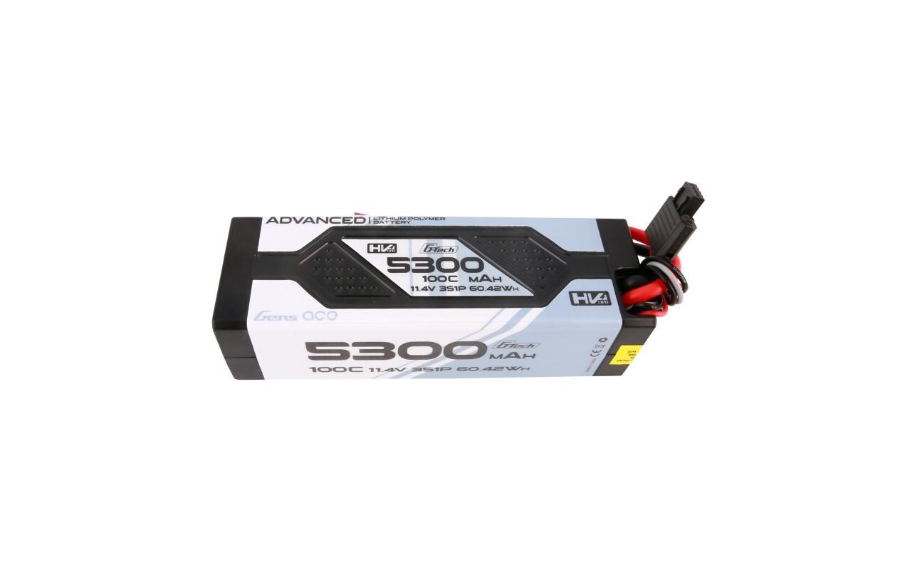 RC-Akku LiHV 5000 mAh 11.4 V 100C Advanced, G-Tech3S LiPo HV Akku mit Deans Stecker