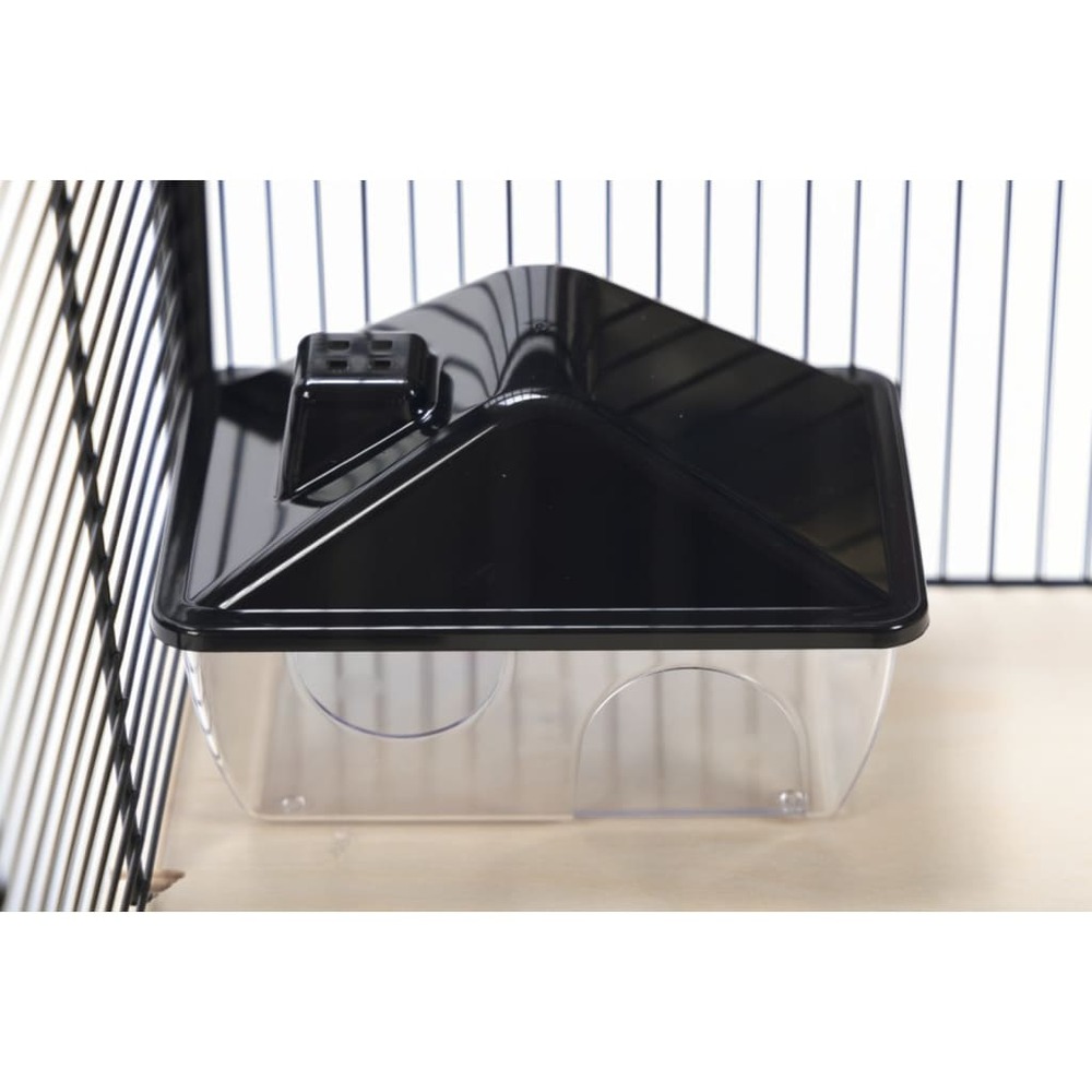 Cage pour rongeurs ayaz 78x48x61 cm noir