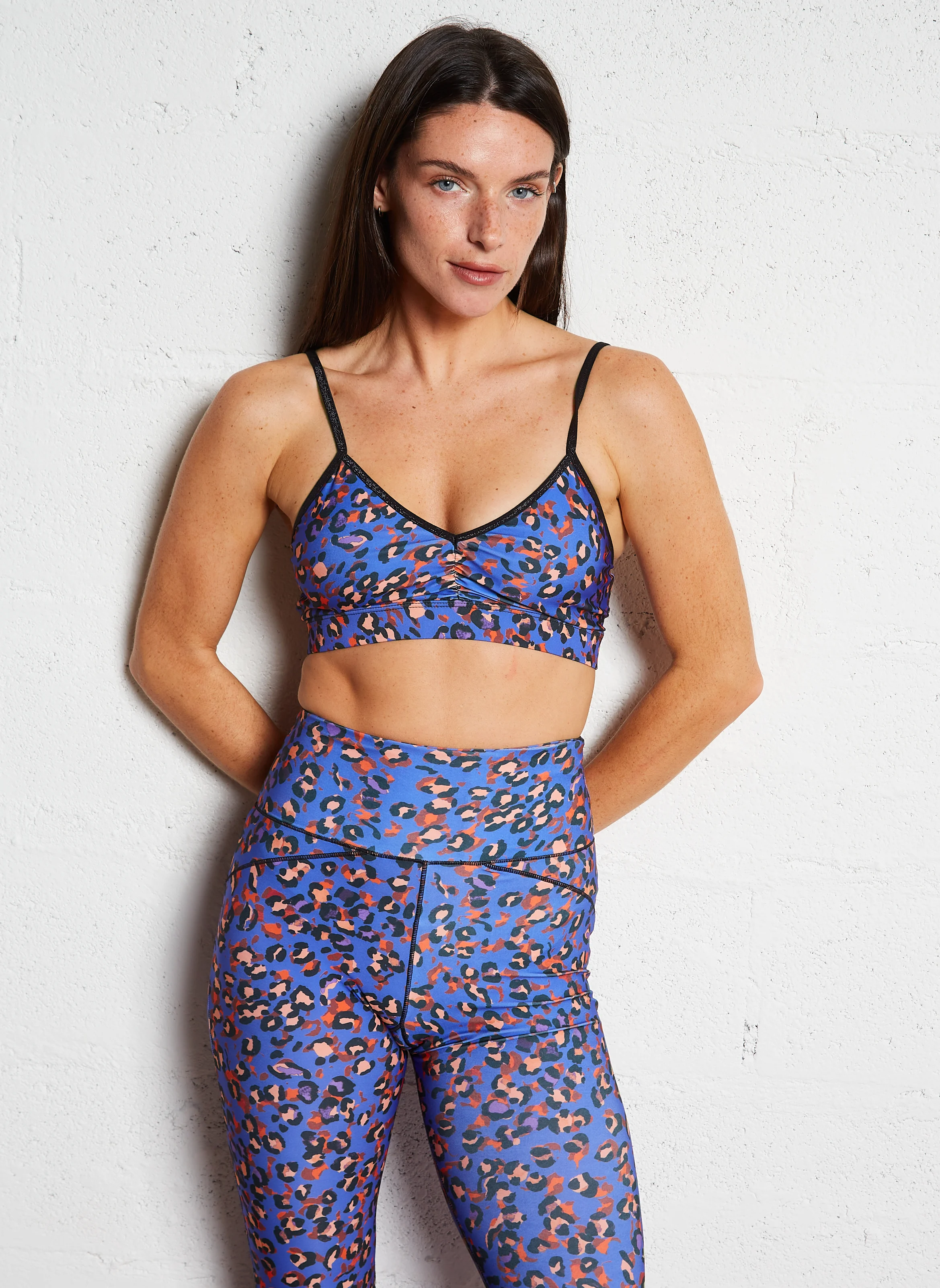 MANI - Brassière imprimée léopard | Multicolore