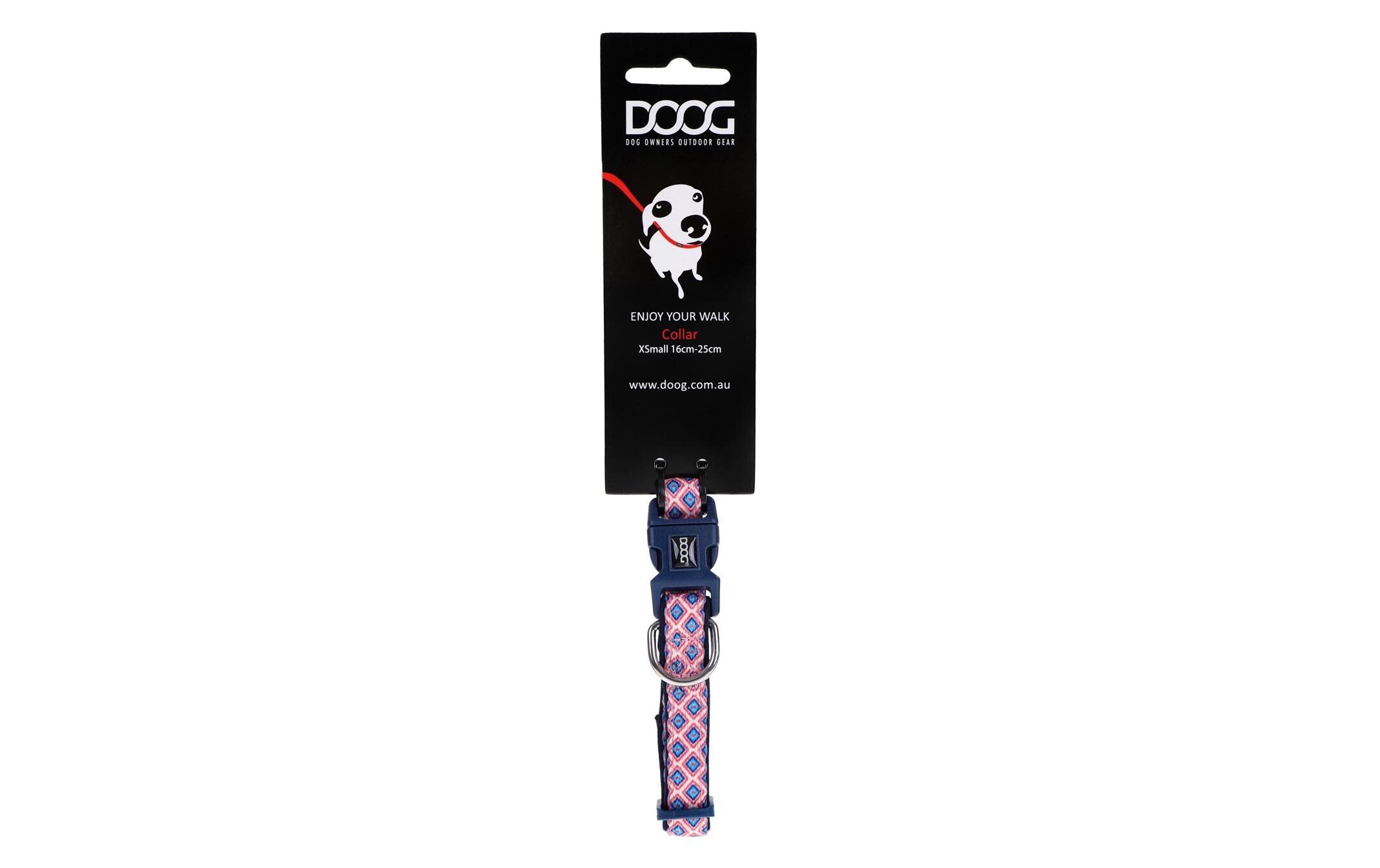 Halsband Gromit L Blau / Weiss / RotLeichtes Hundehalsband aus Neopren