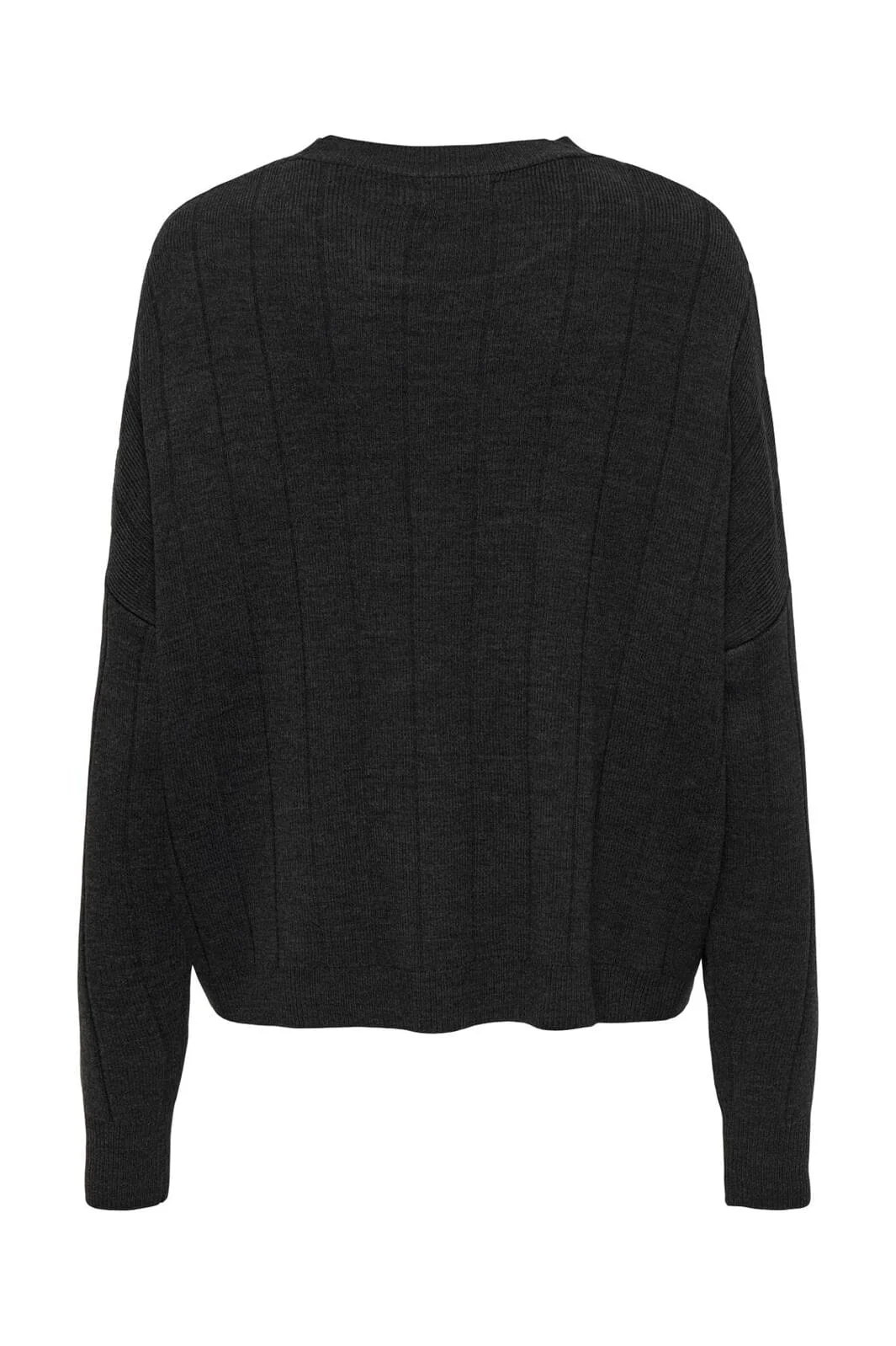 Only Onltess Ls O-Neck Knt 4630570 dark grey melange