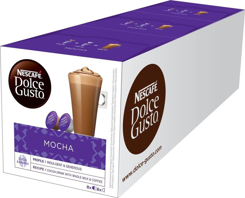 Nescafé - Dolce Gusto - Koffiecups - Mocha - 48 capsules - Geschikt voor 24 koppen koffie