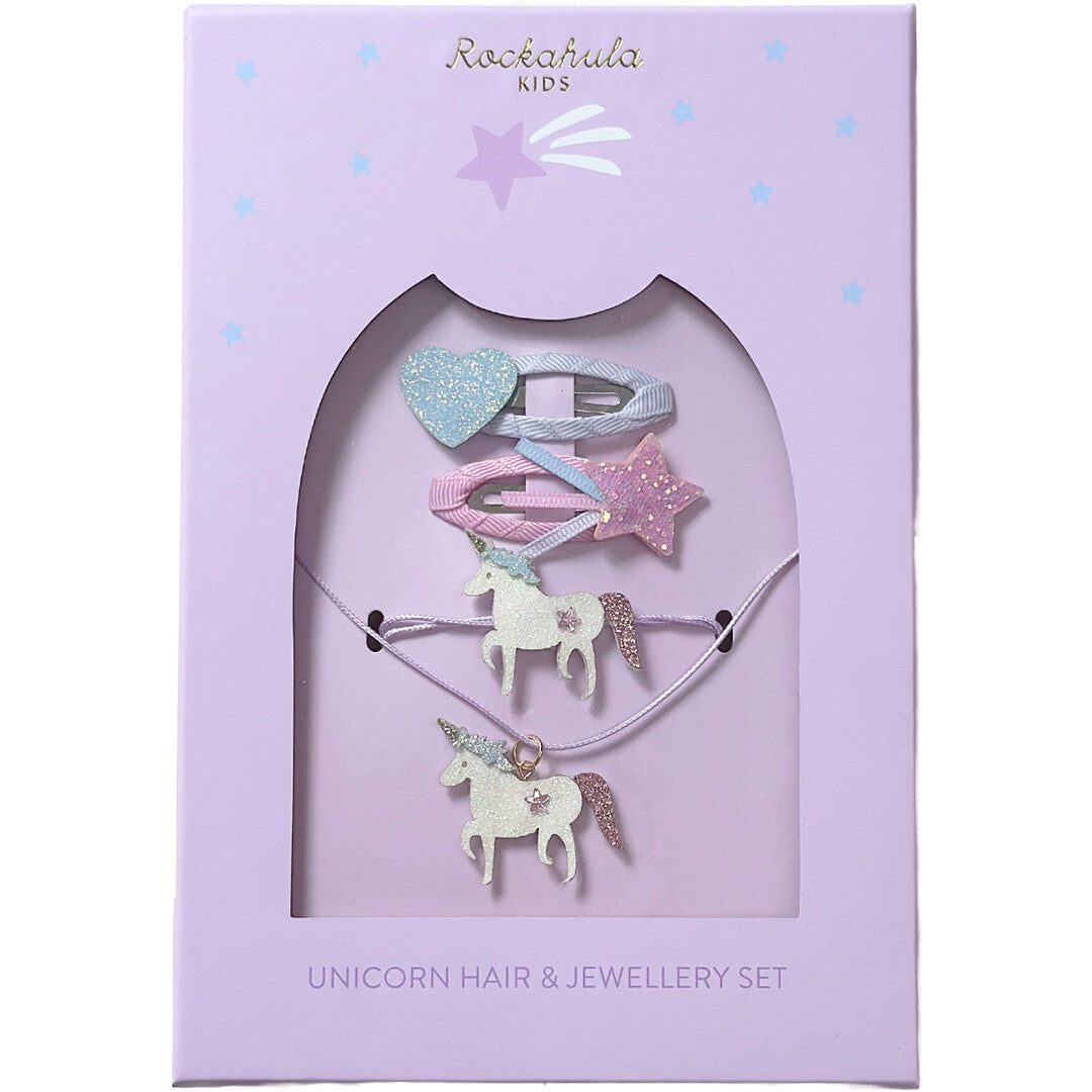 Rockahula kids haar- en sieradenset unicorn