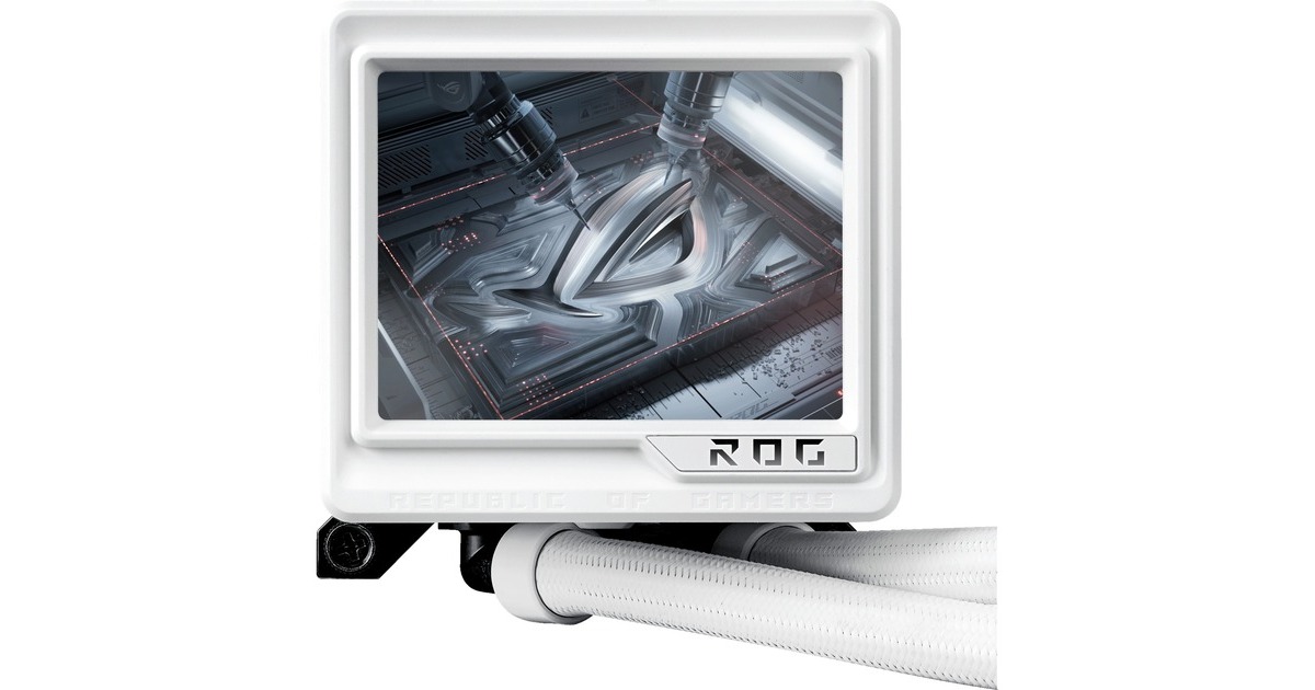 ASUSROG Ryujin III 360 ARGB Extreme White edition waterkoeling  (Wit)