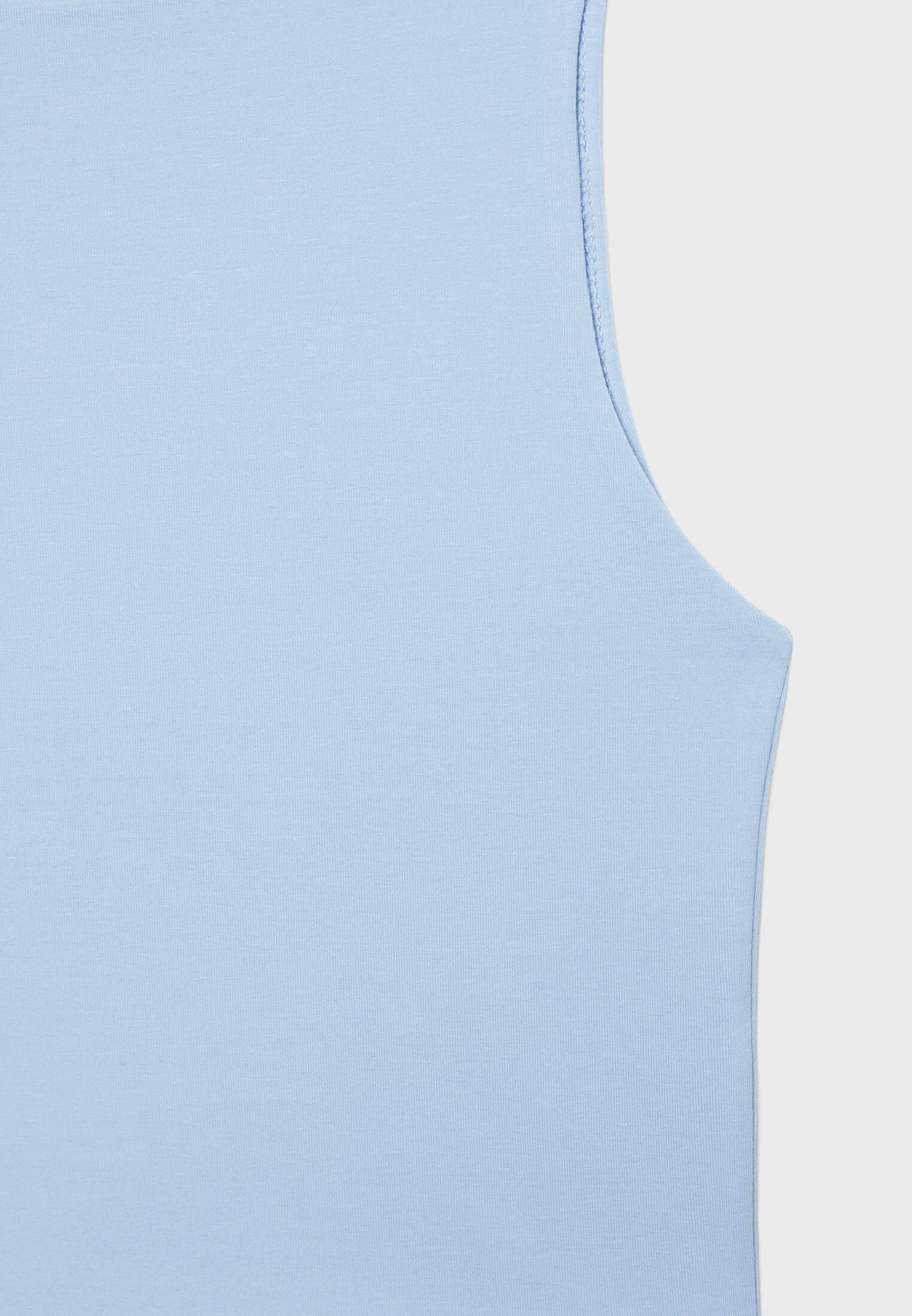 Blusa de algodão sem mangas
