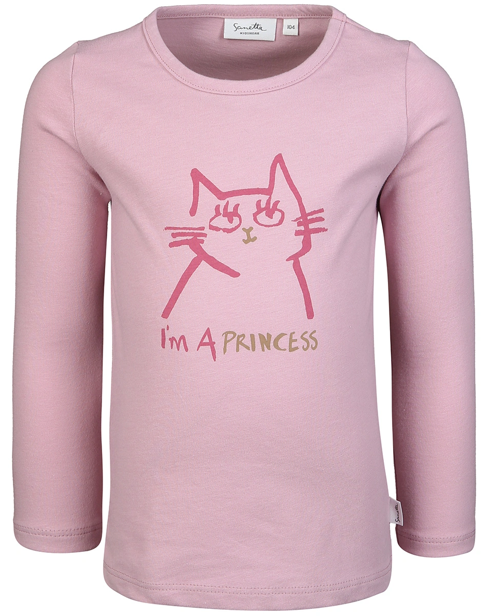 Langarmshirt I'M A PRINCESS in orchid smoke