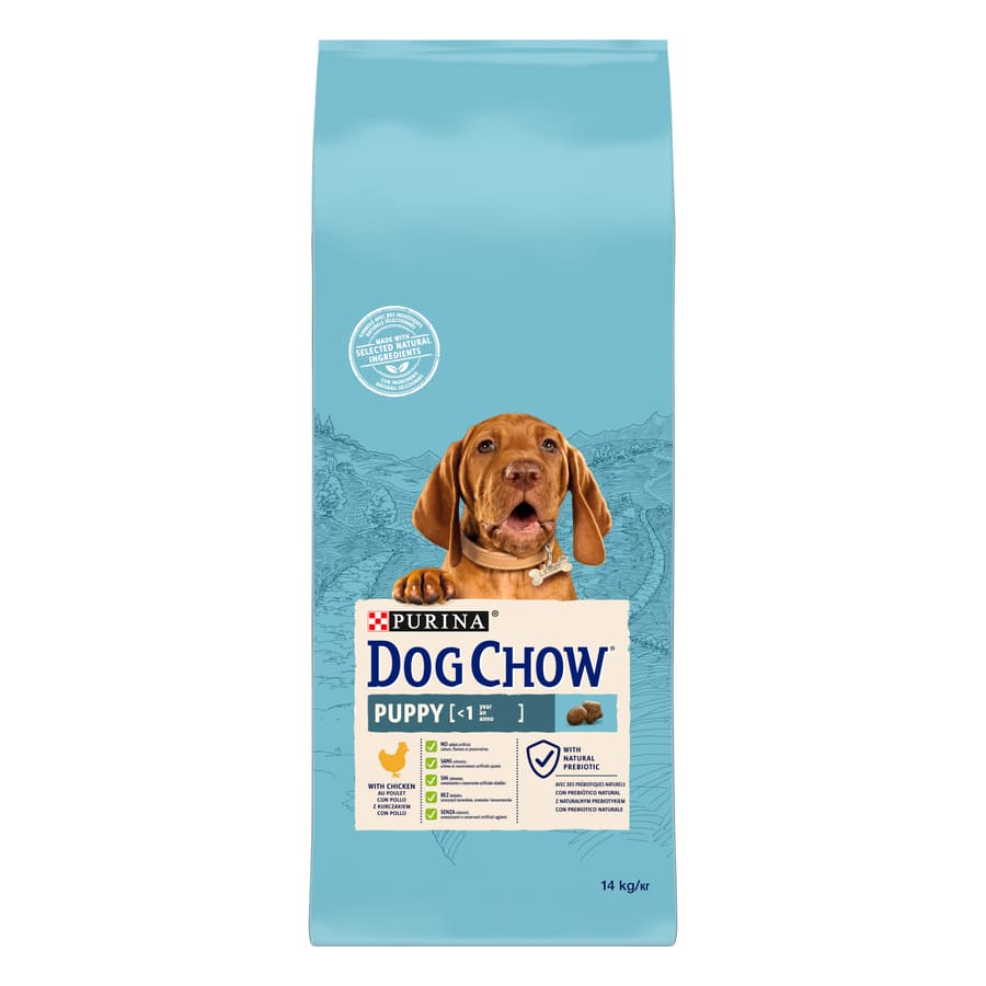 Ração para filhotes Dog Chow Puppy com frango