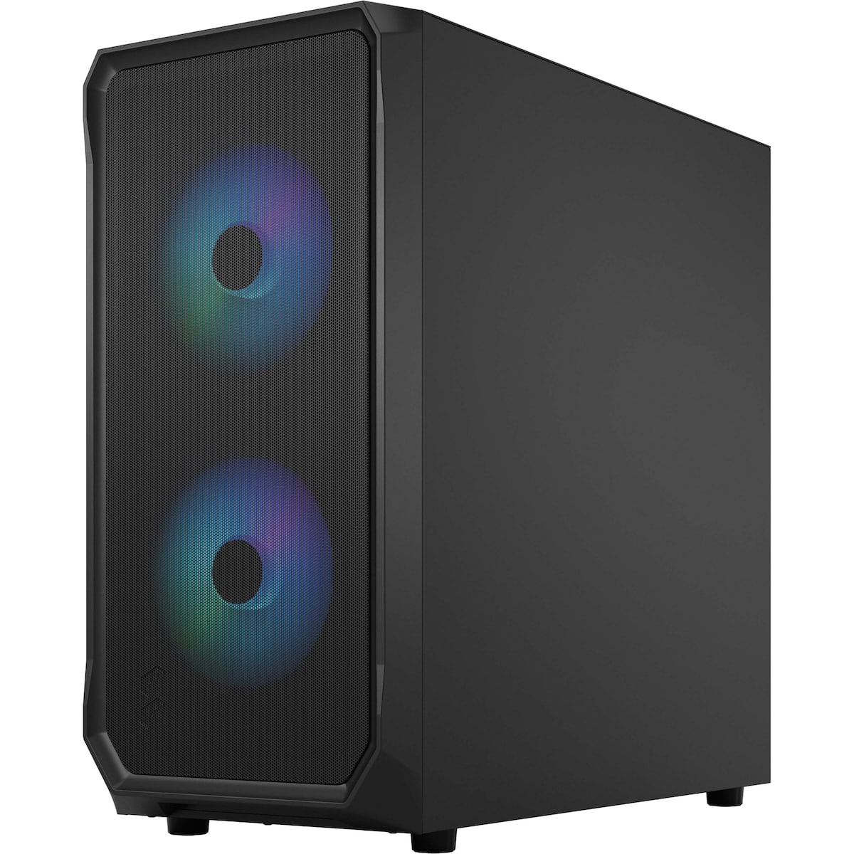 Fractal Focus 2 RGB Black TG Clear Tint PC kabinett