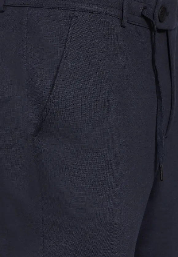 Slim Fit Chino Hose - deep blue