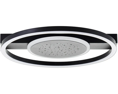 LED plafondlamp 26W 2400 lm 3000 KB 37 cm Reno zwart