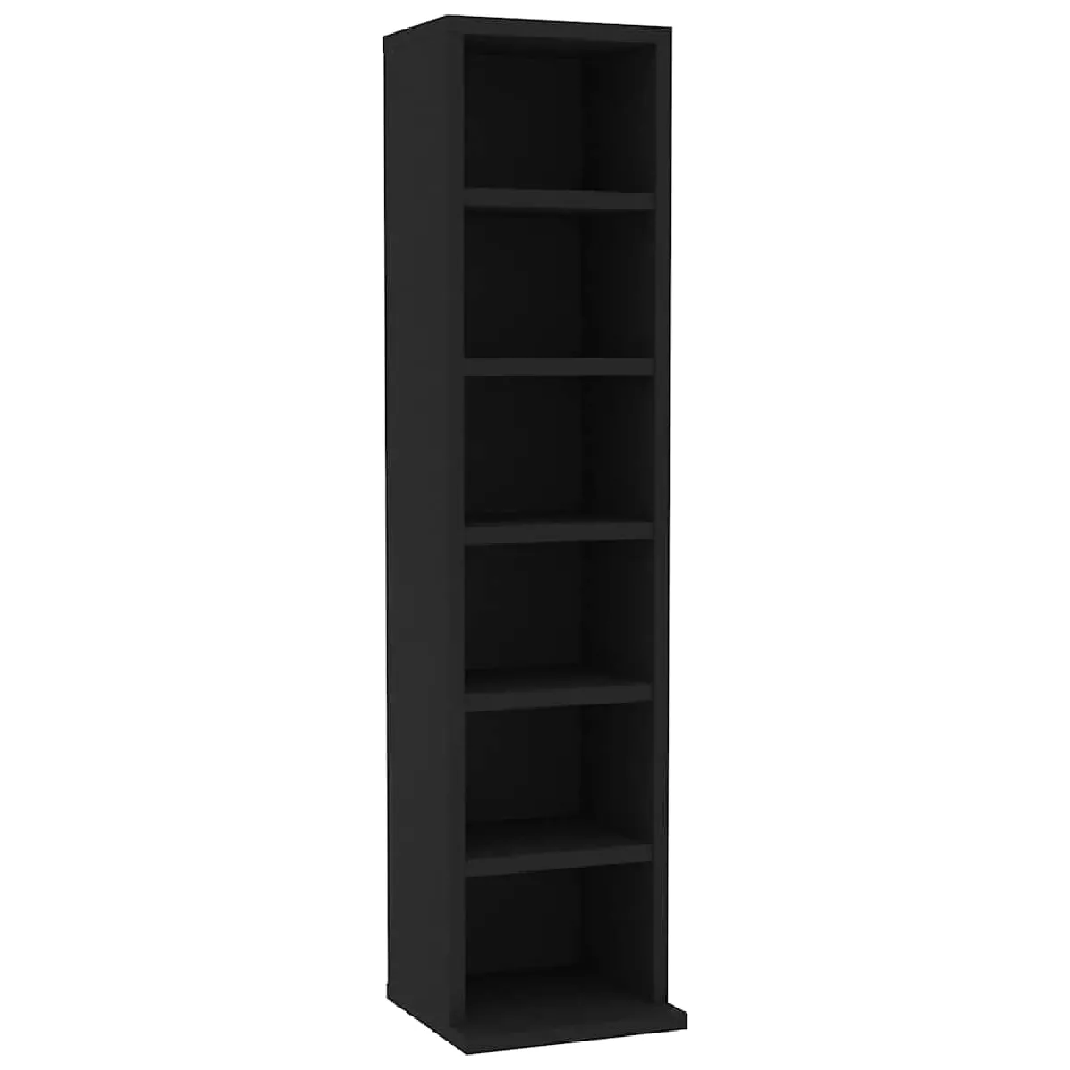 vidaxl Armoire à CD - Noir