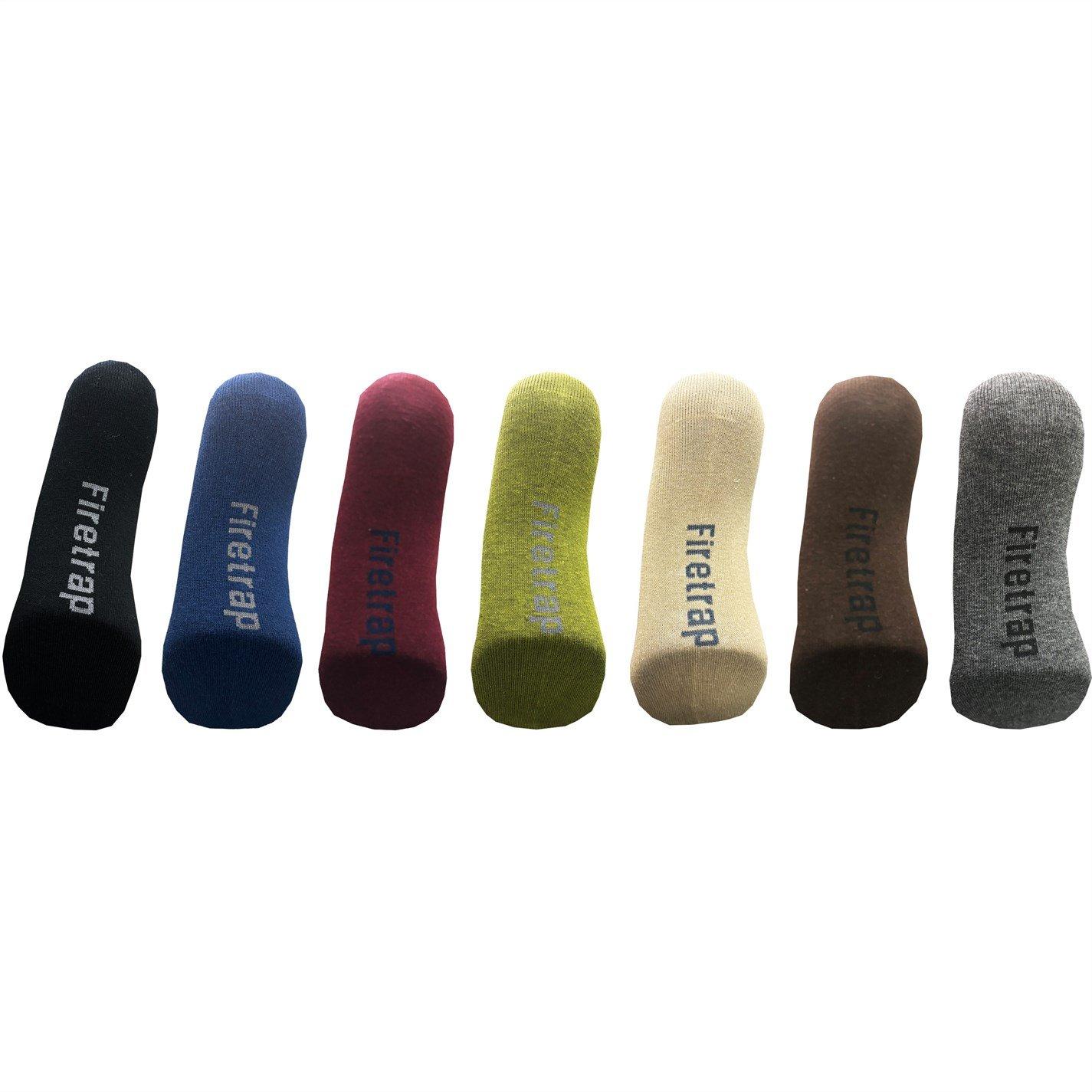 Firetrap Formal Socks 7 Pack Mens
