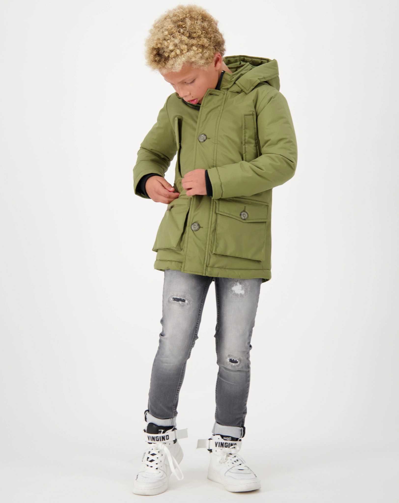 Winterparka TANISO in light moss