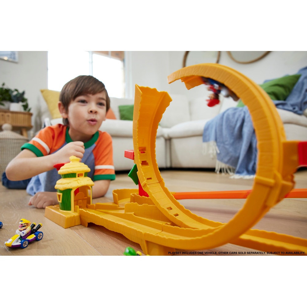 Hot Wheels Super Mario Movie Dschungelkönigreich Rennstrecken-Spielset