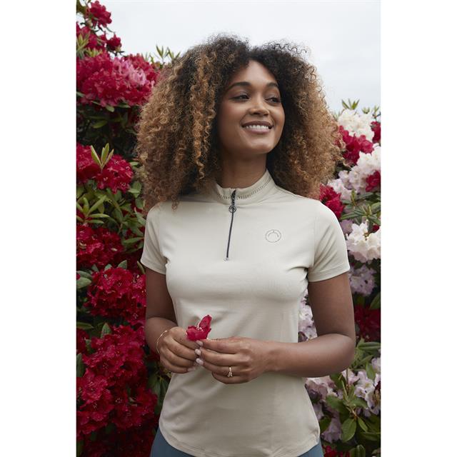 Trainingsshirt Montar MOBlair Gun Metal Beige
