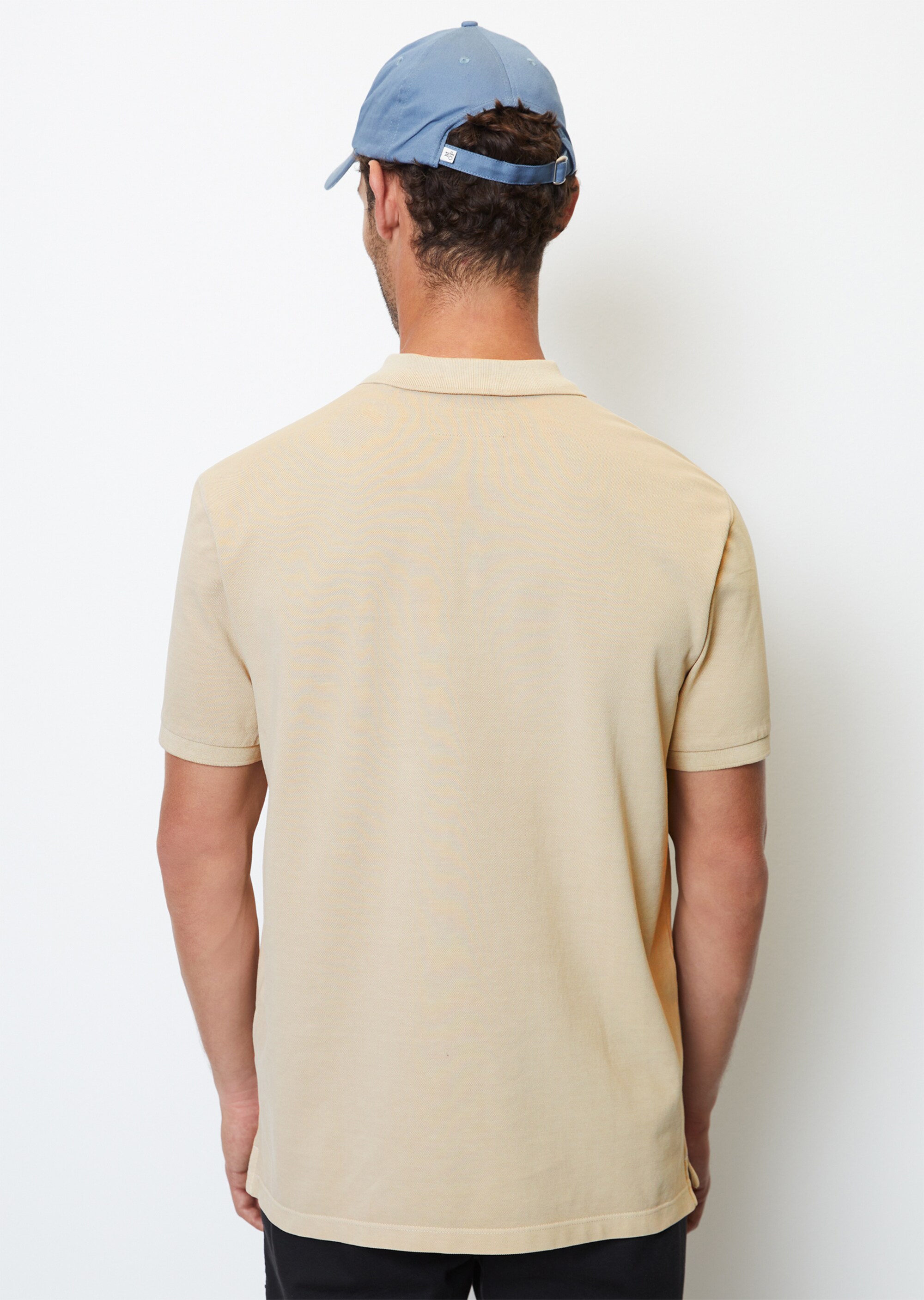 Kurzarm-Poloshirt Piqué regular aus Bio-Baumwolle