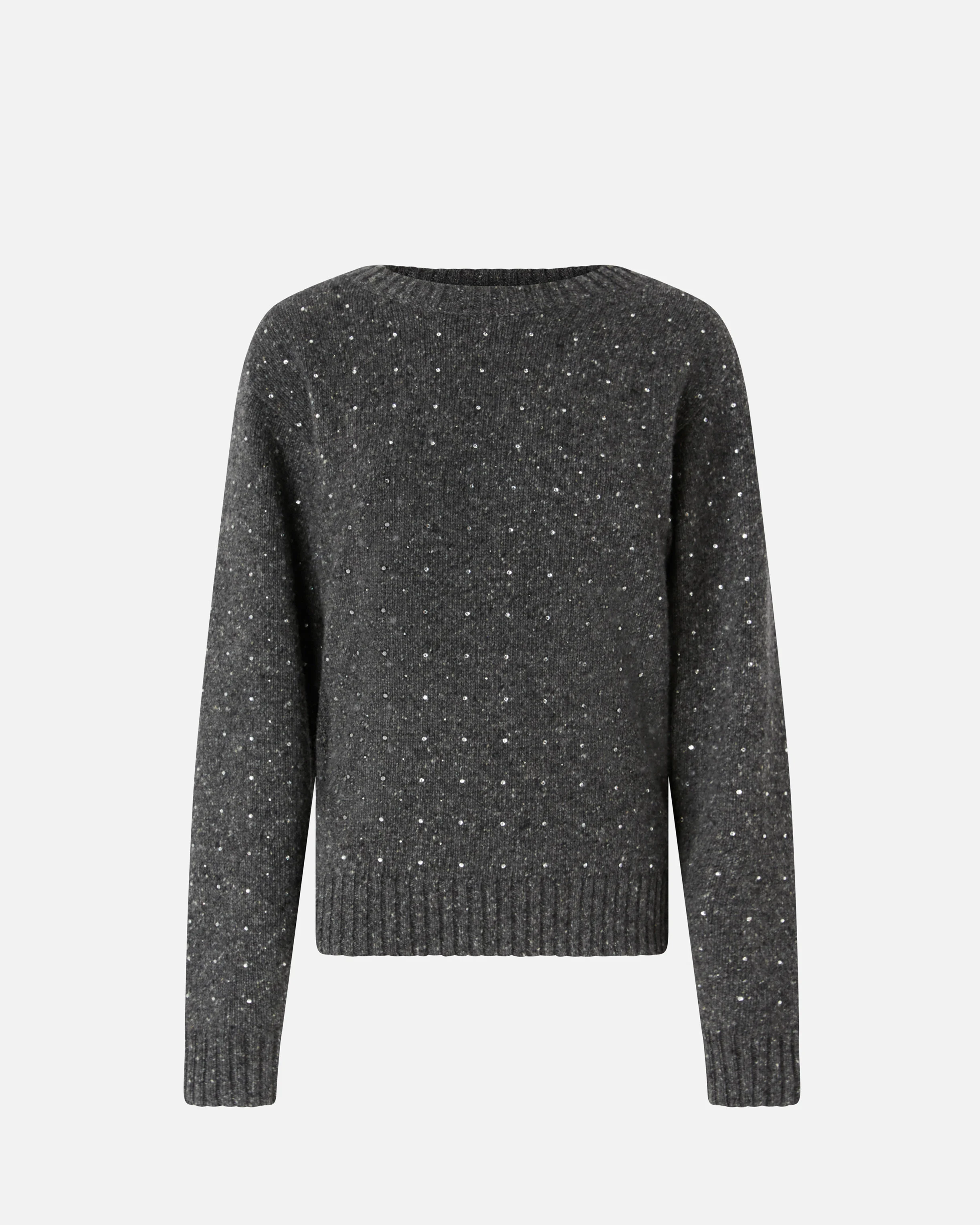 Pull en alpaga mélangé avec strass | Multicolore