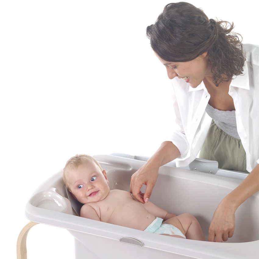 Table à langer baignoire Flip Pale - Ecru