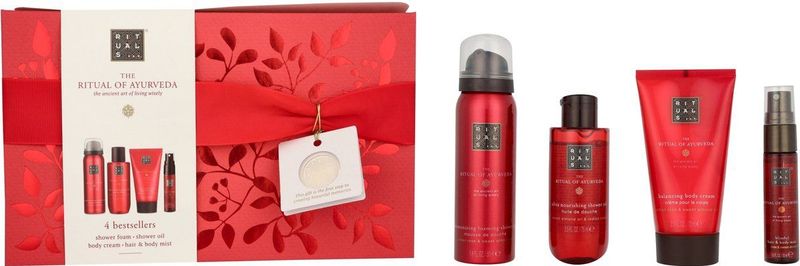 RITUALS - The Ritual Of Ayurveda - Gift Set - Doucheschuim - Bodycrème - Haarmist