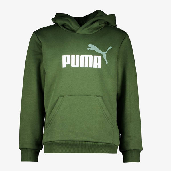 Puma ESS Big Logo kinder hoodie donkergroen