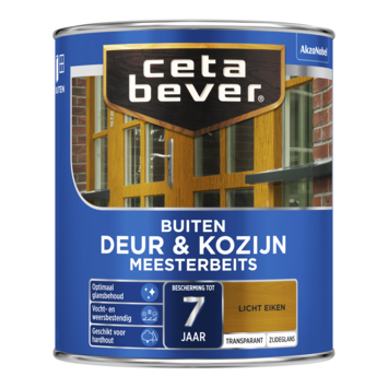 CetaBever Meesterbeits Deur & Kozijn zijdeglans transparant licht eiken 750 ml