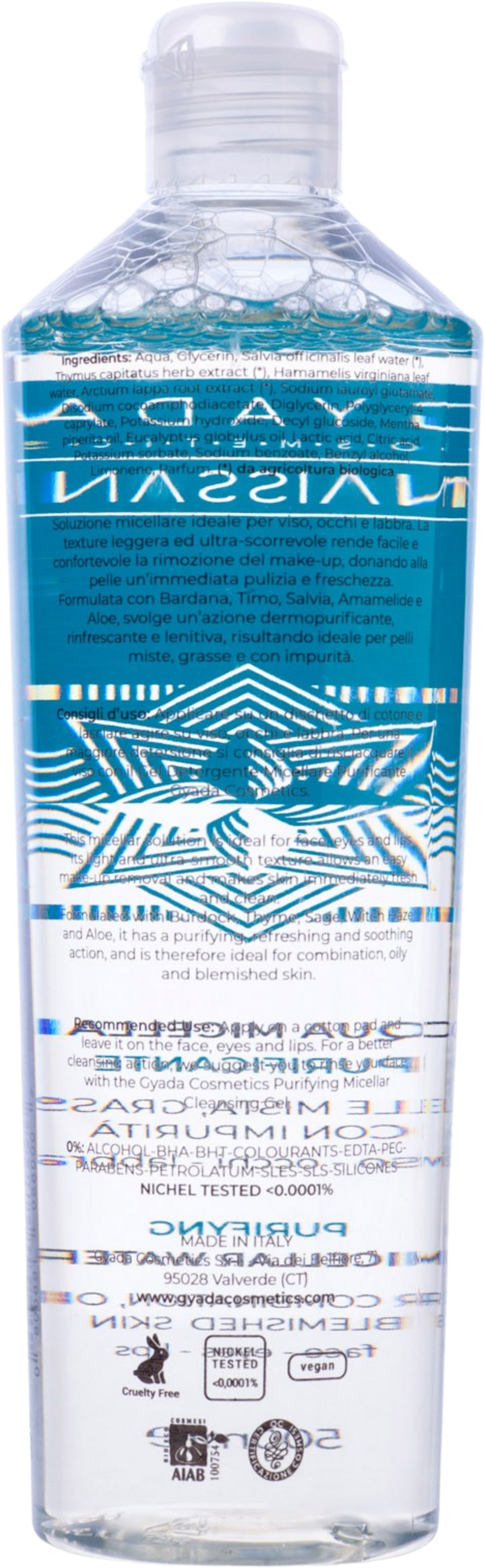 GYADA Cosmetics  RENAISSANCE Klärendes Mizellenwasser, 500 ml