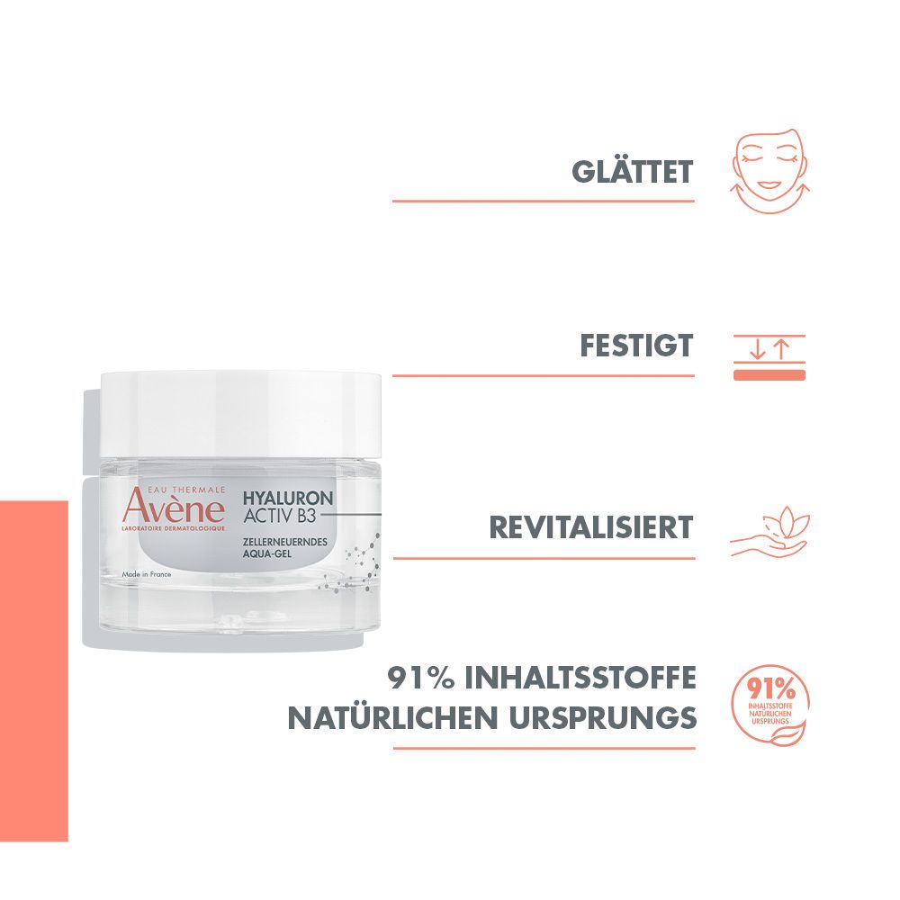 Avène- Besonders geeignet für empfindliche Haut und Personen mit hohem Sonnenrisiko – Innovative Hautpflege für strahlende Haut + Avène Hyaluron Activ B3 Serum 10ml GRATIS